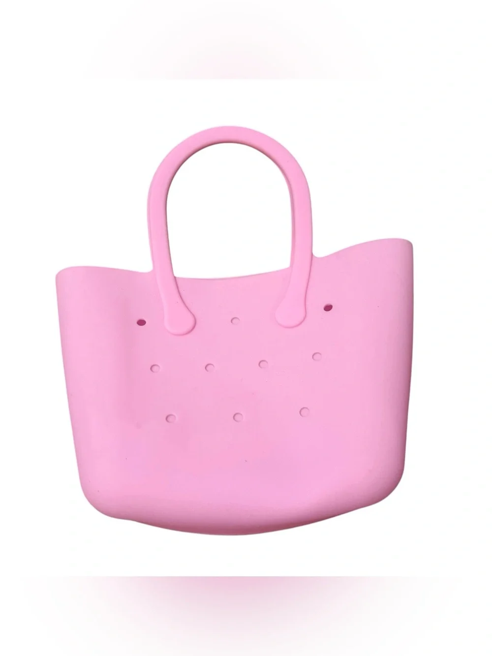 Light Pink Mini Silicone Tote Bag